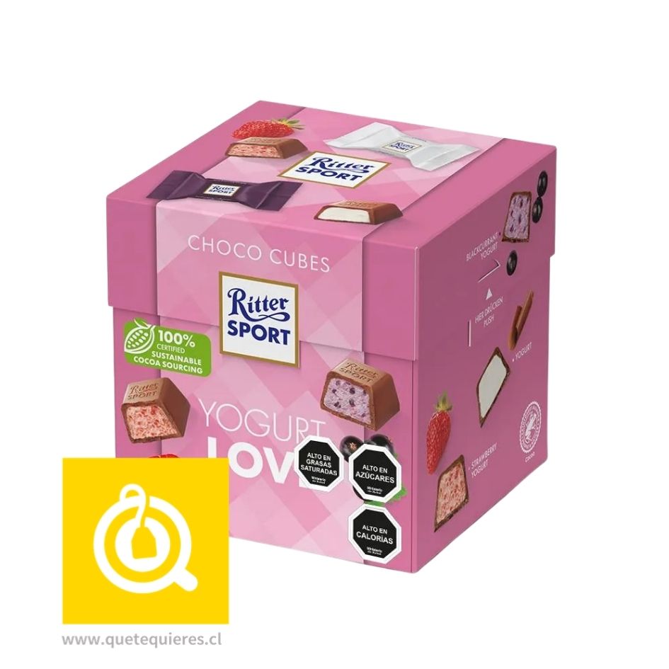 Ritter Sport Chocolate Cubes Yogurt - 22 Chocolates en Cuadritos  1