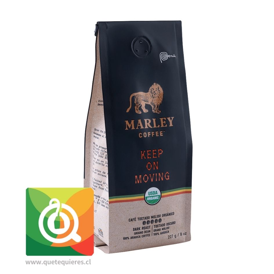 Marley Coffee Café Orgánico Molido Keep On Moving 1