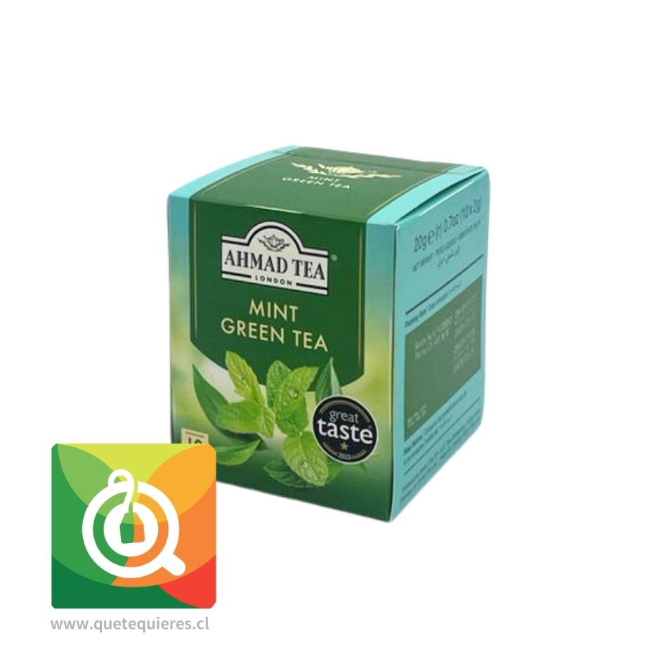 Ahmad Té Verde Menta 10 bolsitas 1