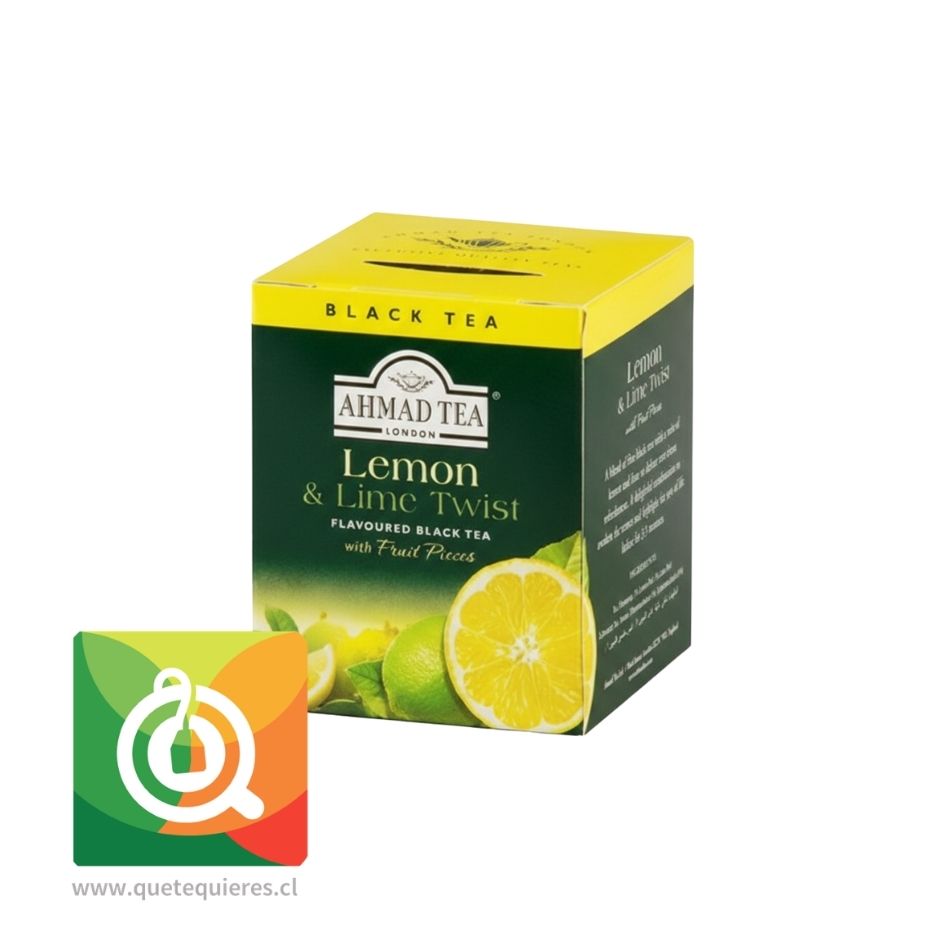 Ahmad Té Negro Lima y Limón 10 bolsitas  1