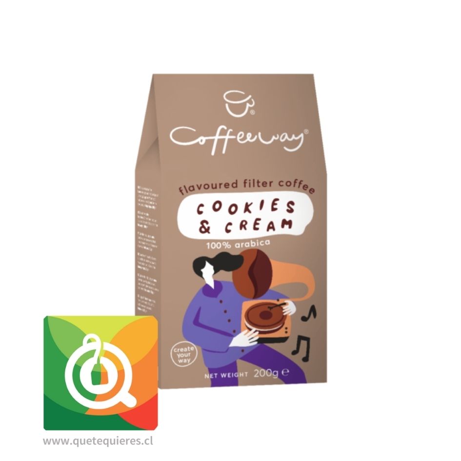 Coffee Way Café Grano Molido Cookies & Cream 1