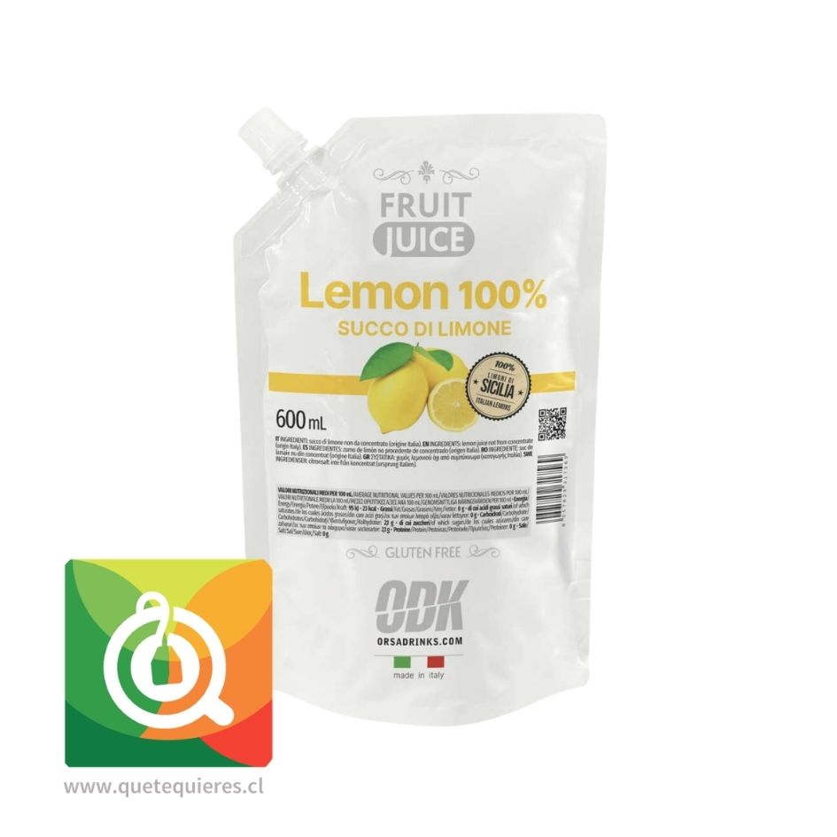 ODK Lemon 100% Fruit Puree 600 Ml 1