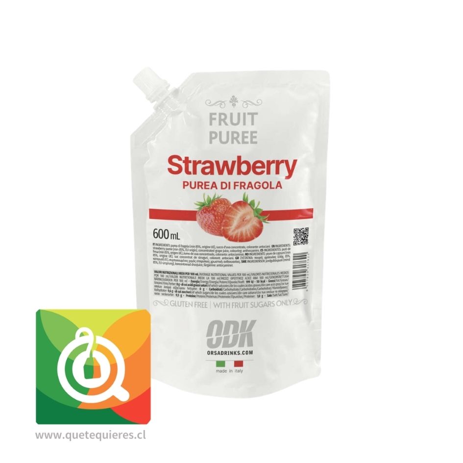 ODK Strawberry Fruit Puree 600 Ml 1