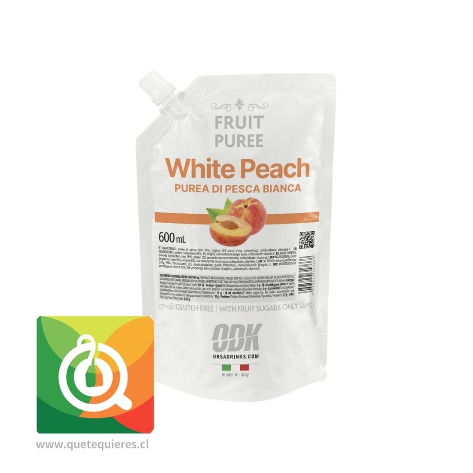 ODK White Peach Fruit Puree 600 Ml 1