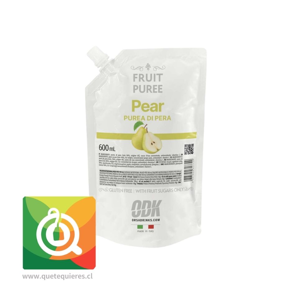ODK Pear Fruit Puree 600 Ml 1
