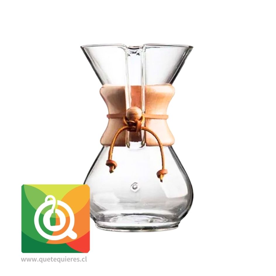 Chemex Cafetera de Vidrio Mango 6 Cup 1