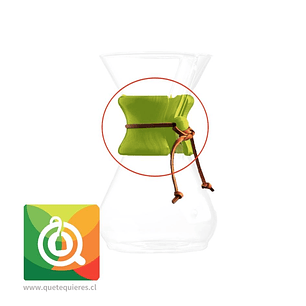 Chemex Collar de Madera y Cuero Green