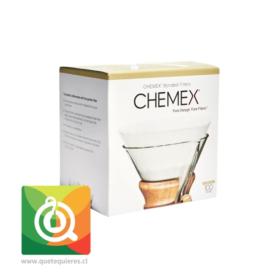 Chemex Filtro Circular Blanco 6/10 Cup (100 unid) 1