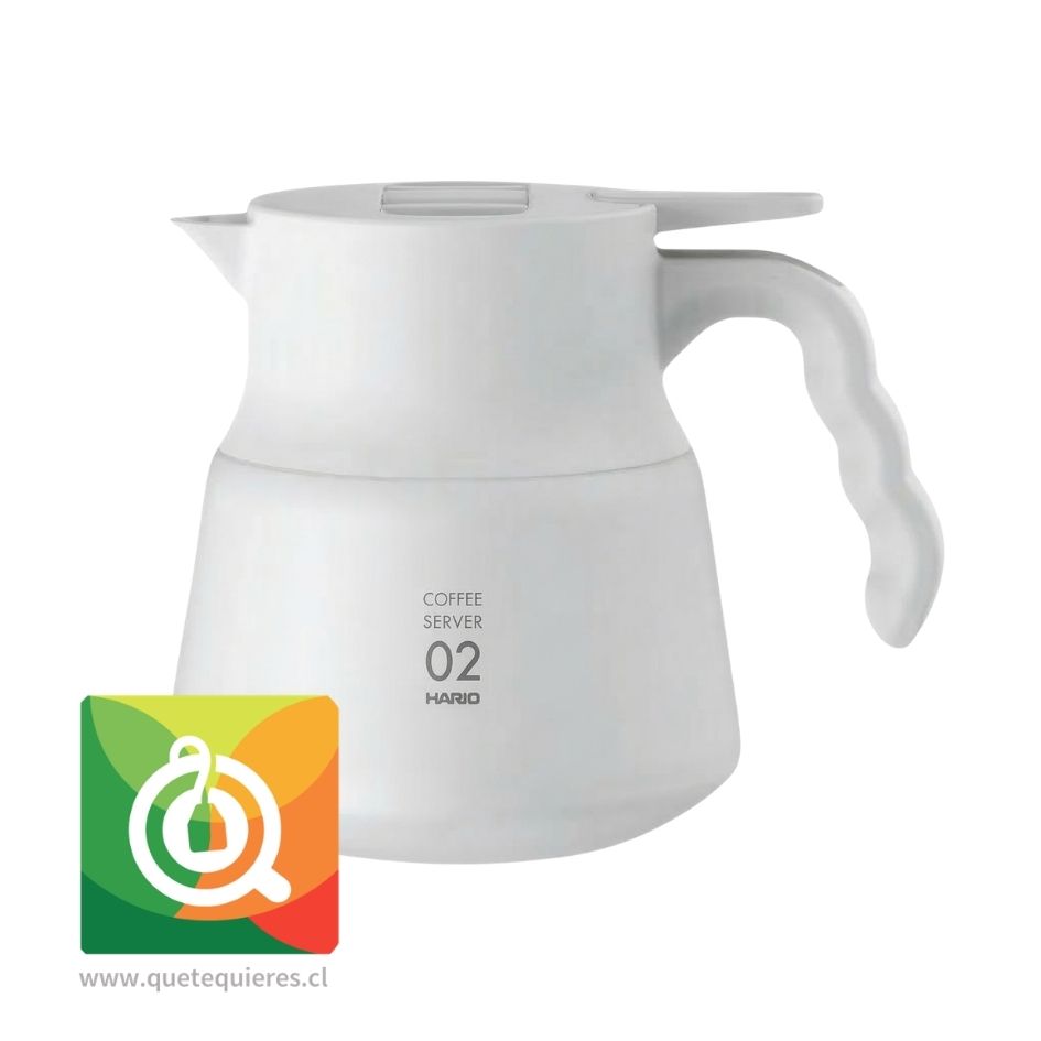 Hario V60 Insulated Stainless Steel Server Plus 600 White 1