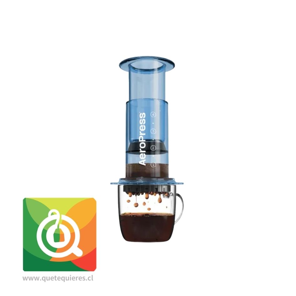 Aeropress Cafetera Aeropress Clear Blue (1–3 Cup) 1