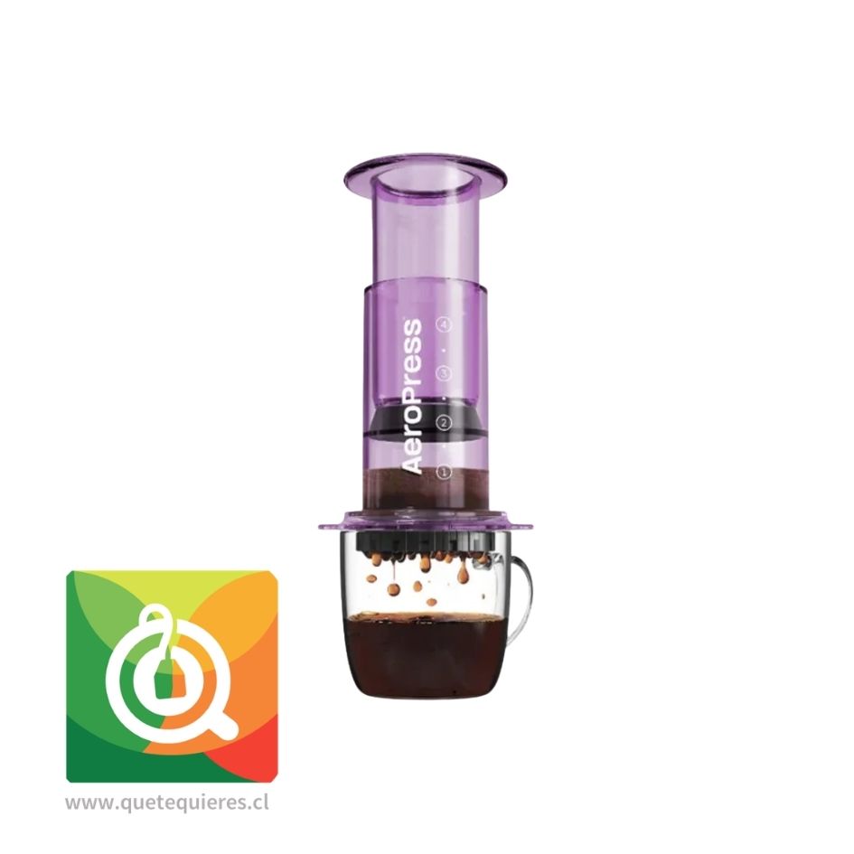 Aeropress Cafetera Aeropress Clear Purple (1–3 Cup) 1