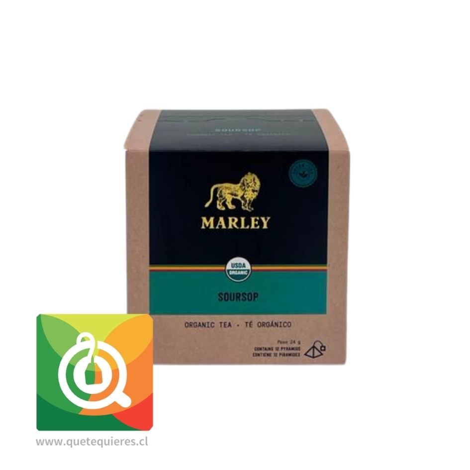 Marley Coffee Té Verde Orgánico con Guanábana  2