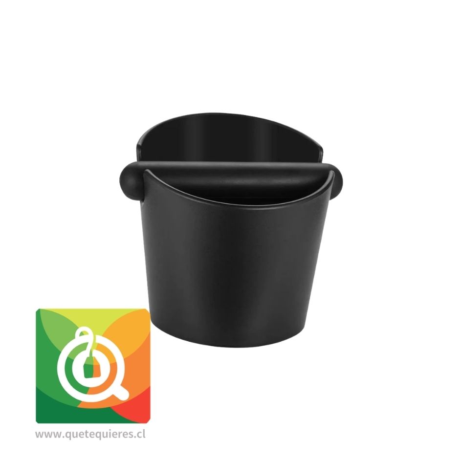 Knock Box Redondo Pequeño Negro | Contenedor de Residuos de Café Espresso 1