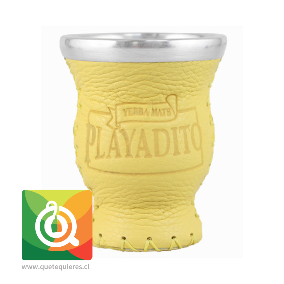 Playadito Kit Regalo Yerba 500 gr + Matero Amarillo + Bombilla 2