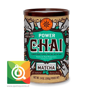 David Rio Té Negro Chai Instantáneo con Matcha - Power Chai Matcha