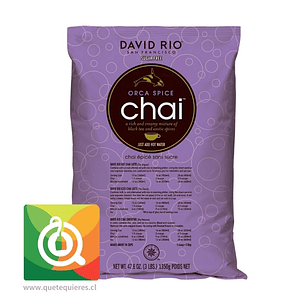 David Rio Té Negro Chai Instantáneo Clásico - Orca Spice Chai Sugar Free 1,3 Kg