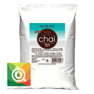 David Rio Té Blanco Chai Instantáneo - White Shark Chai 1,8 Kg