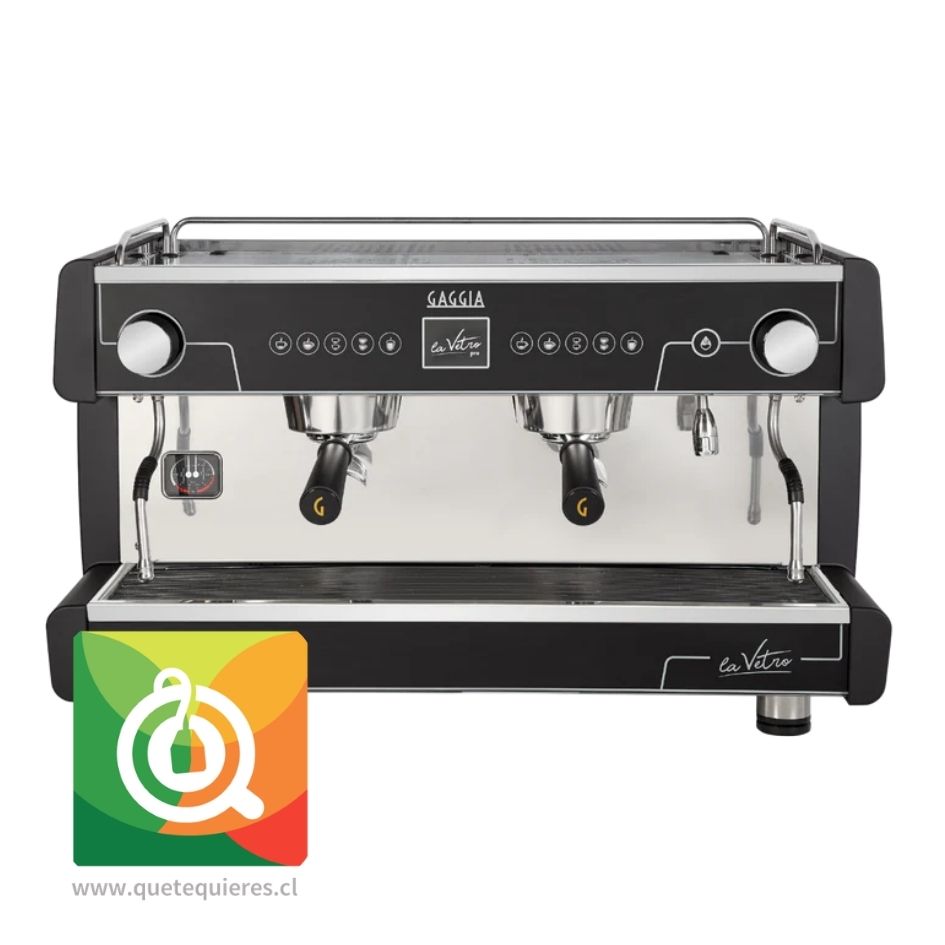 Gaggia Cafetera Automática La Vetro Pro 2G Negro con Acero 1
