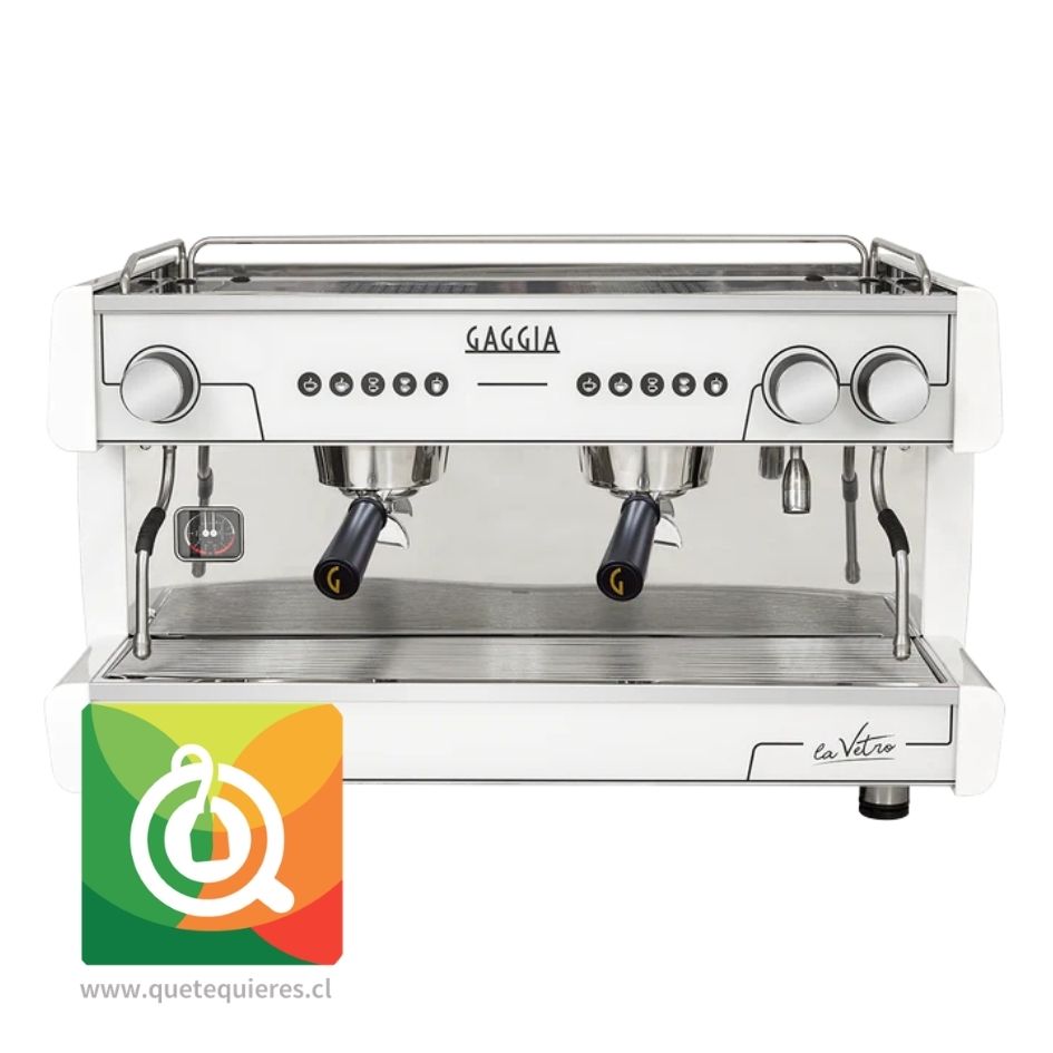 Gaggia Cafetera Automática La Vetro 2G Blanco con Acero 1