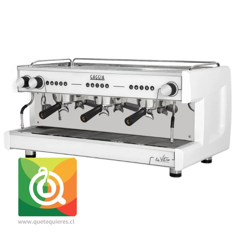 Gaggia Cafetera Automática La Vetro 3G Blanco con Acero 1