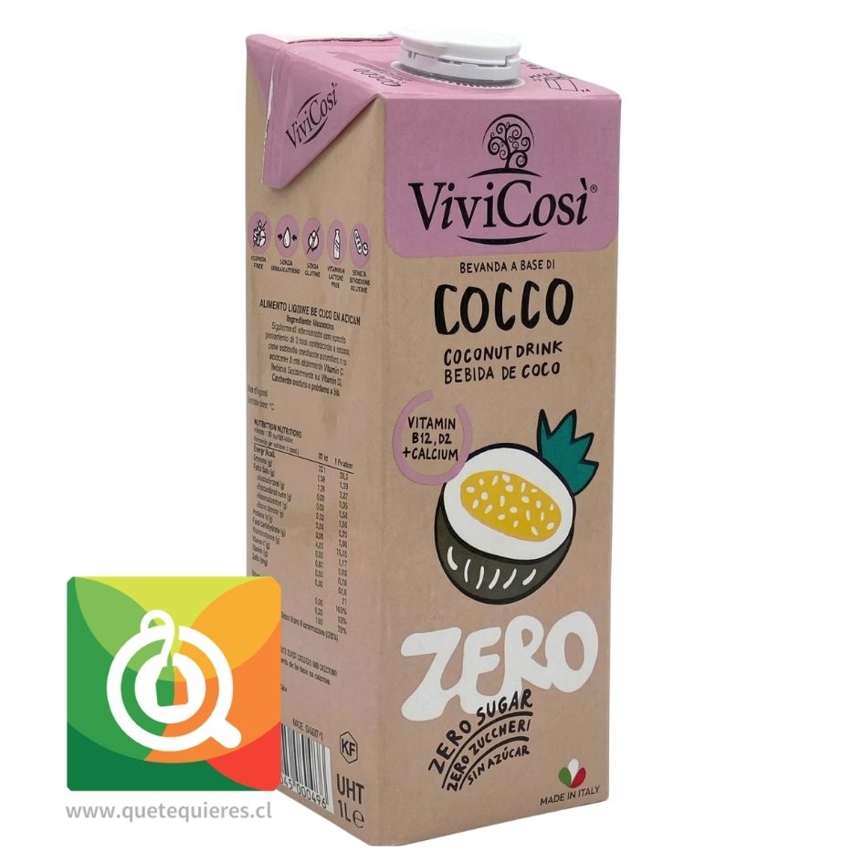 Vivicosí Alimento Liquido Coco sin Azúcar 1
