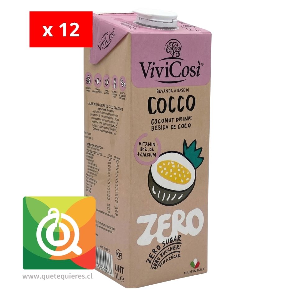 Vivicosí Alimento Liquido Coco sin Azúcar x12 1