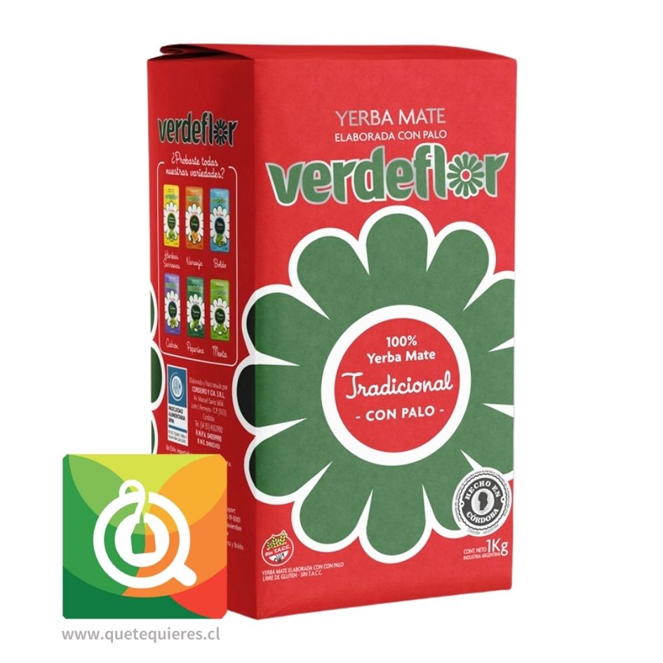 Verdeflor Yerba Mate Tradicional 1 kg 1