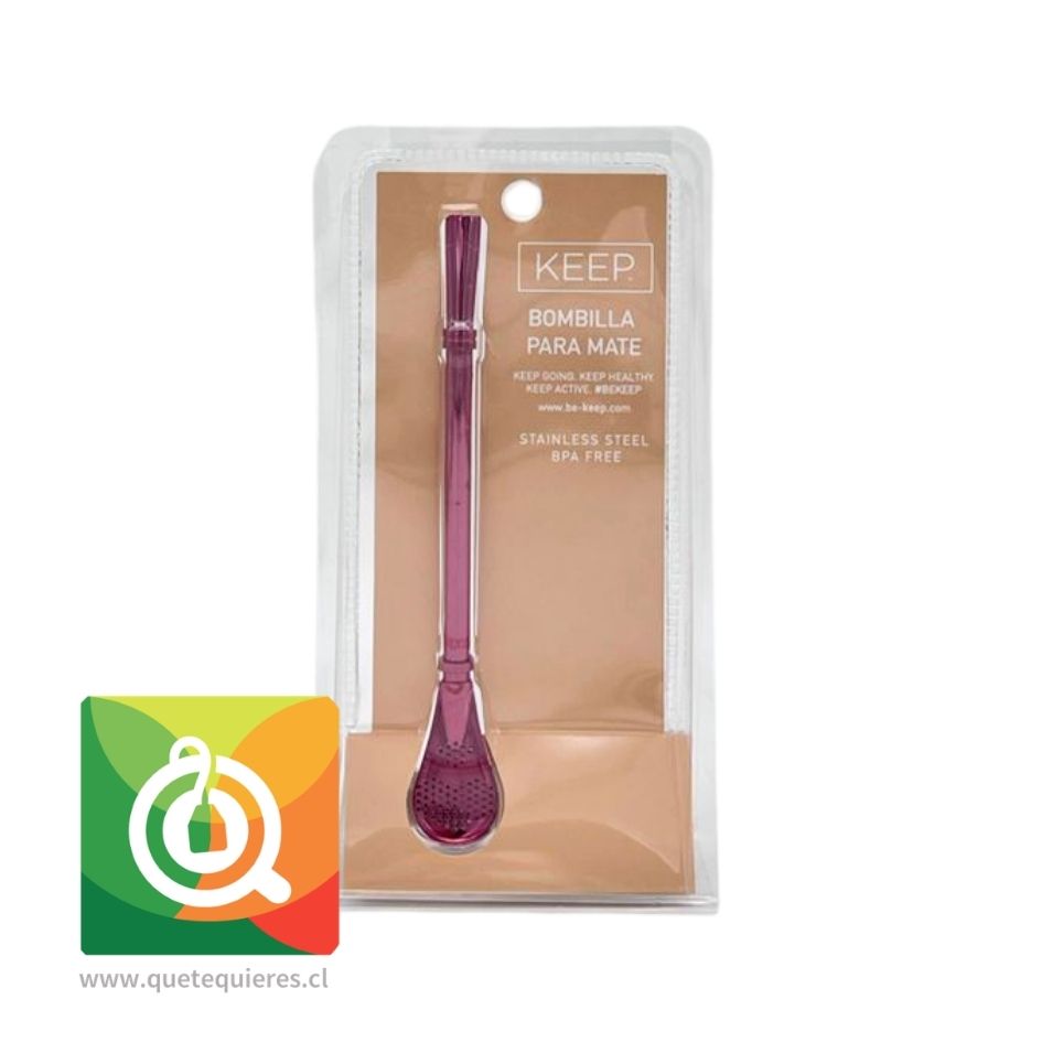 Keep Bombilla Mate Fucsia 1