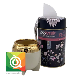 Anymate Pack Yerbatero Mate Lindo Kit Florece Rosa