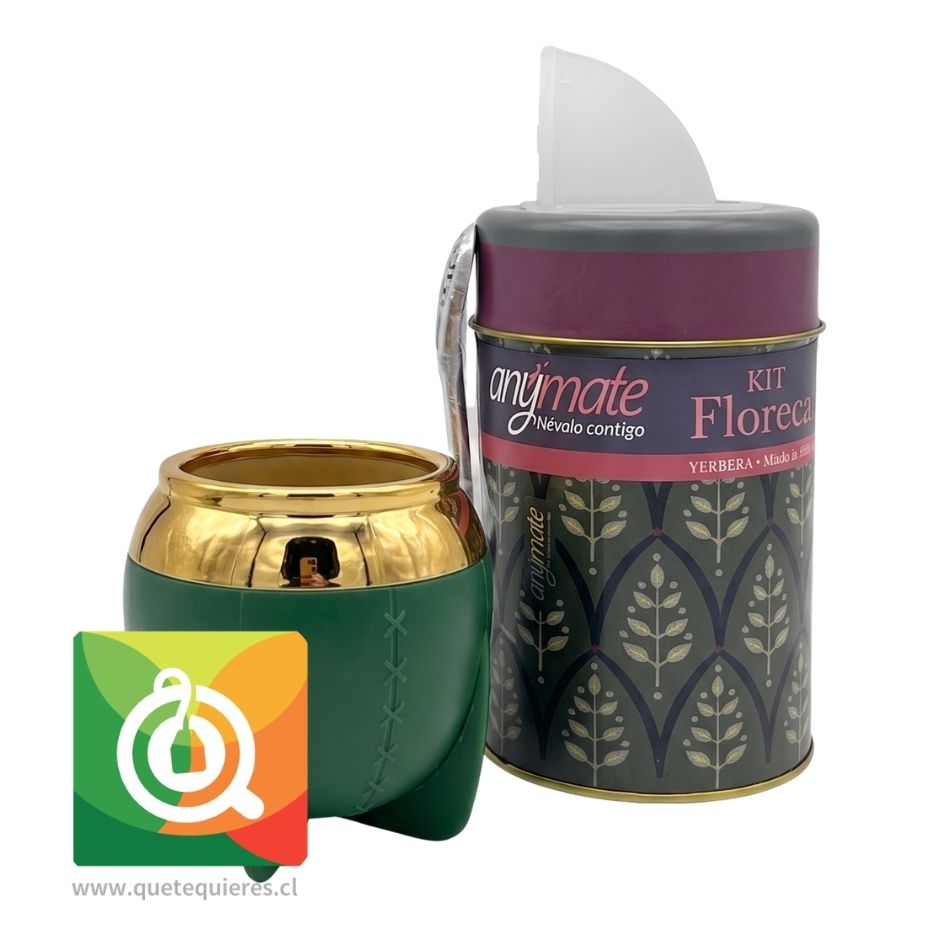 Pack Yerbatero Mate Lindo Kit Florece Verde 1