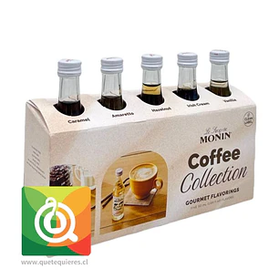 Monin 5 Syrup Colección de Café 