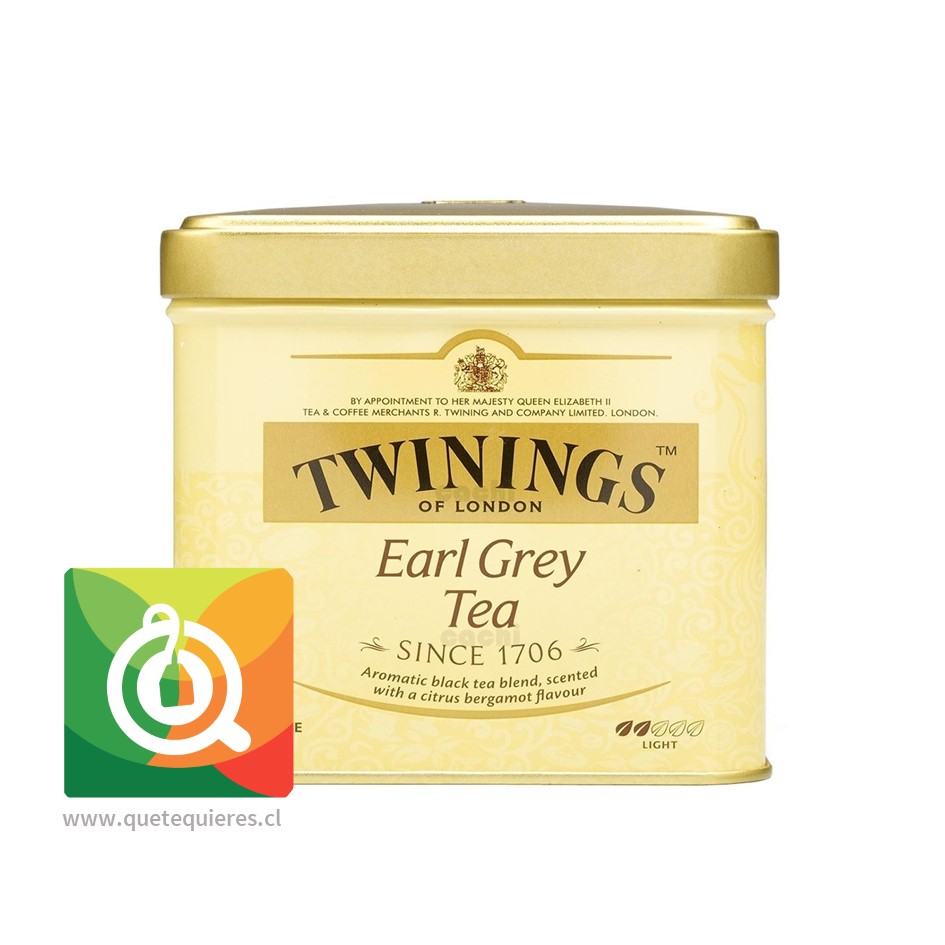 Twinings Té Negro Earl Grey Lata 100 gr