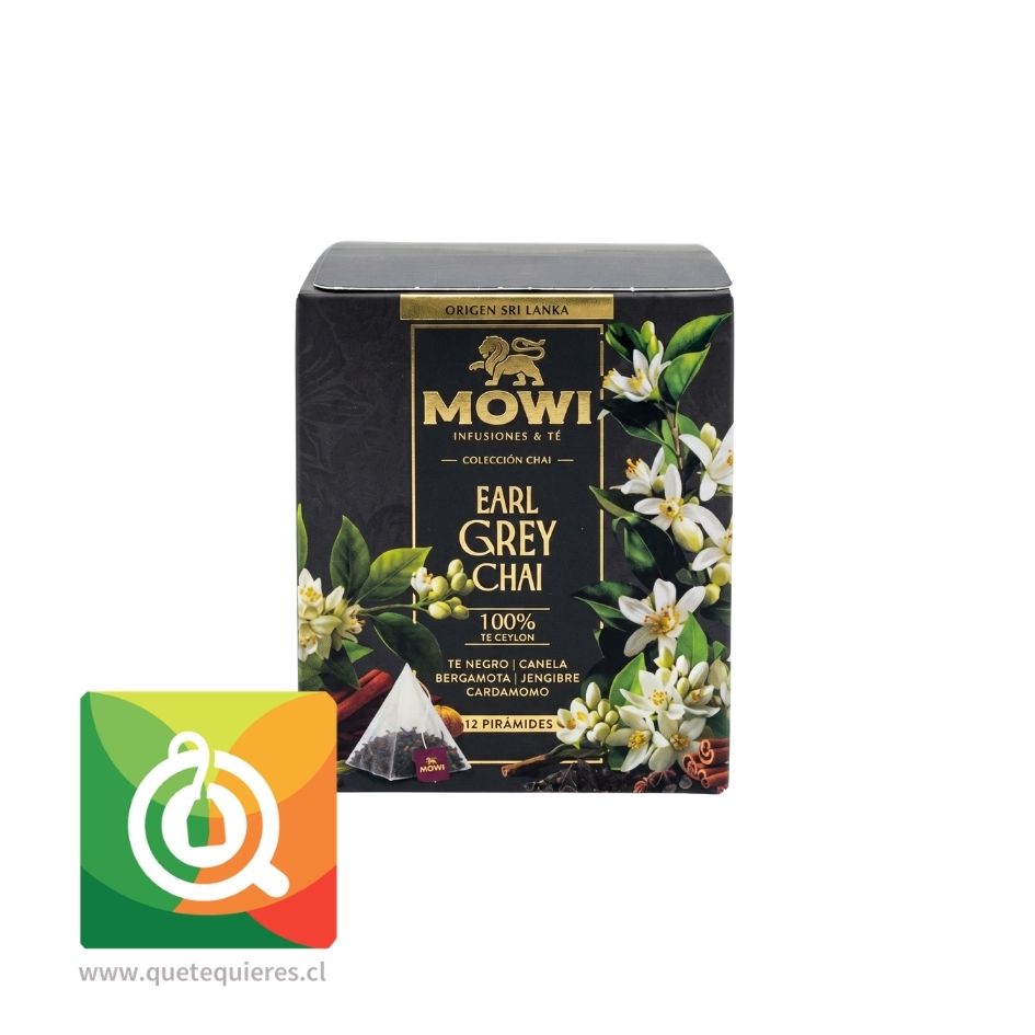Mowi Earl Grey Chai 12 Pirámides 1