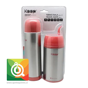 Keep Set Termo Bala + Termo Mate Fucsia