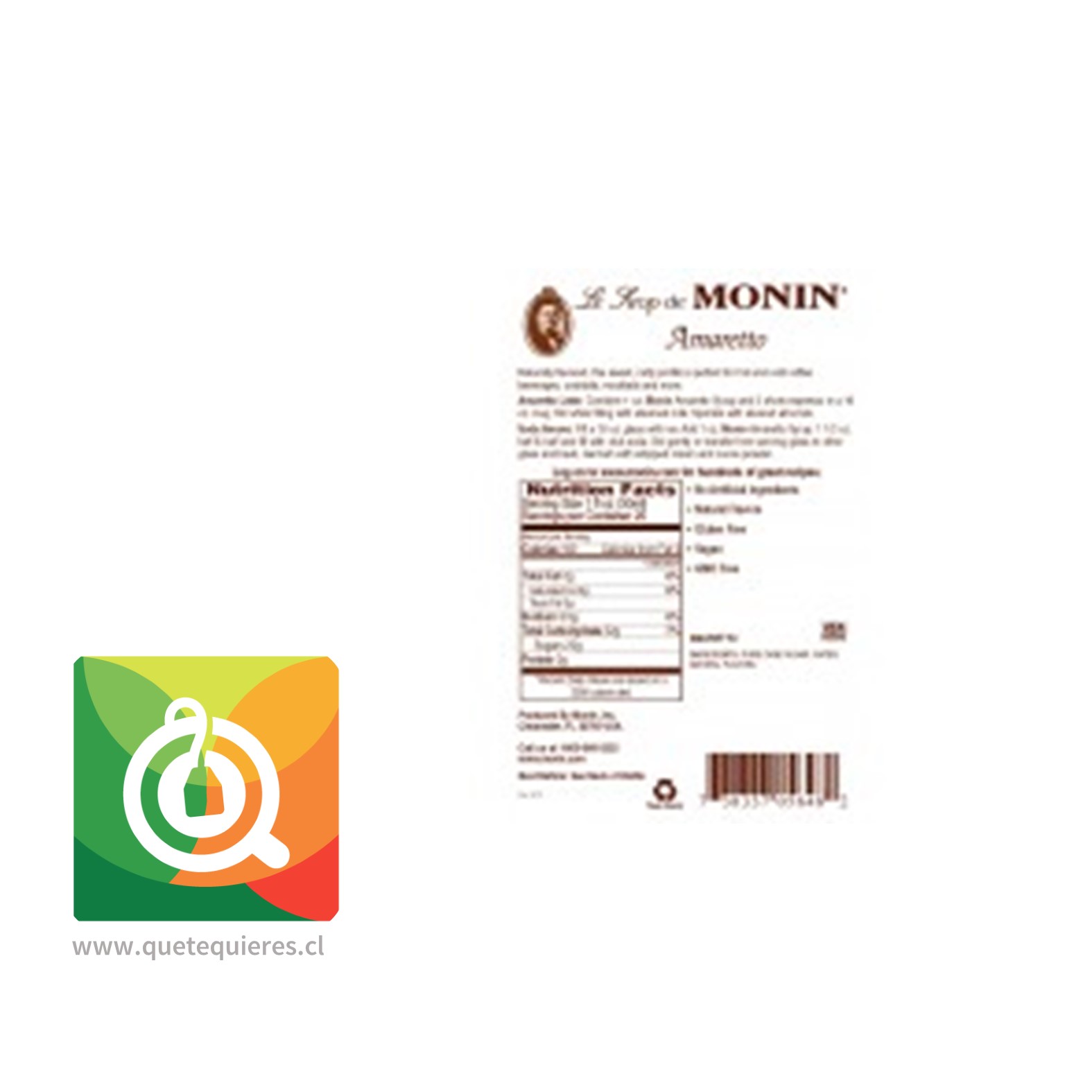 Monin Syrup Amareto- Image 2