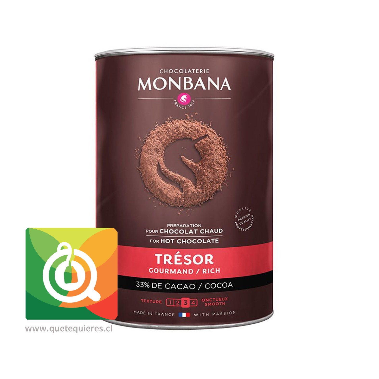 Monbana Chocolate Caliente en Polvo 33% cacao