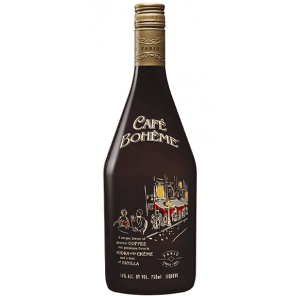 Café Bohême Café Crème Liqueur vol. 16% - 100cl