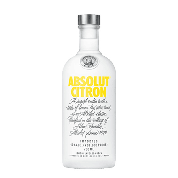 ABSOLUT CITRON - VODKA COM SABOR A LIMÃO - vol.40% - 70cl