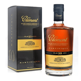 Rhum Vieux 10 Ans CLEMENT vol. 42% - 70cl