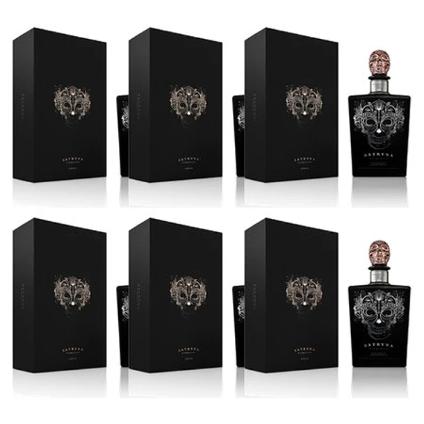 SATRYNA AÑEJO Double Barrel - Ultra-Premium Tequila vol. 38% - 70cl Gift Pack 6