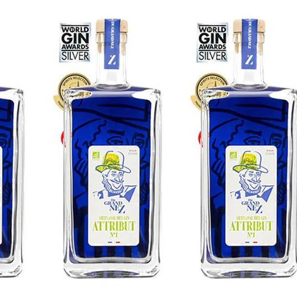 DU GRAND NEZ - ATTRIBUT N° 1 - BIO GIN 43% - 50cl 4