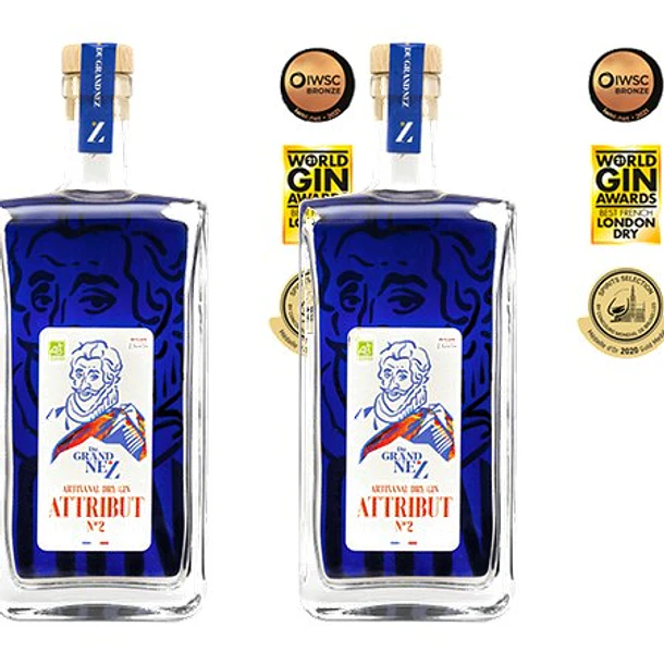 DU GRAND NEZ - ATTRIBUT N° 2 - GIN BIO 43% - 50cl 3