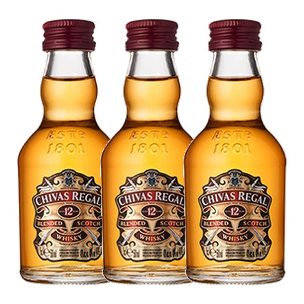 CHIVAS REGAL 12 YO SCOTCH WHISKY vol. 40% - 5cl 3