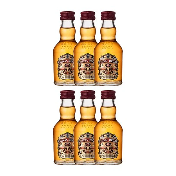 CHIVAS REGAL 12 YO SCOTCH WHISKY vol. 40% - 5cl 4