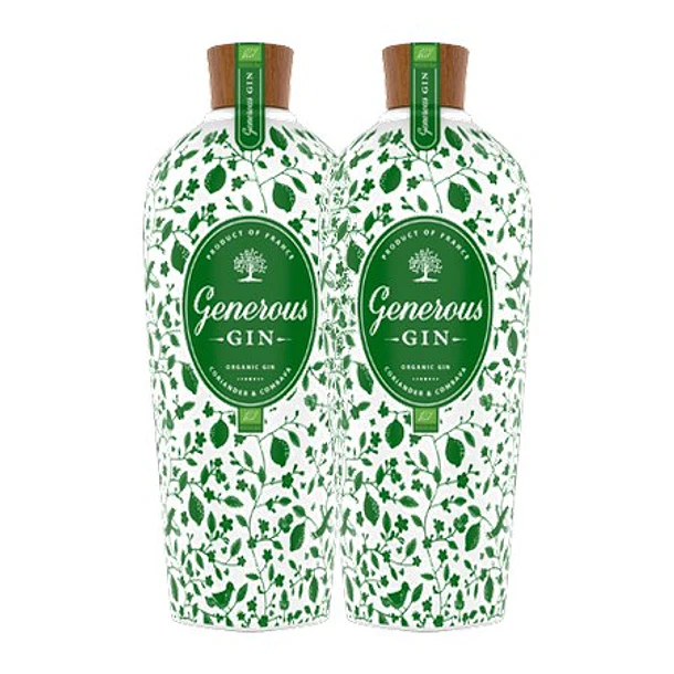 GENEROUS GIN Organic (BIO - Coentro e Combava) vol.44% - 70cl 2
