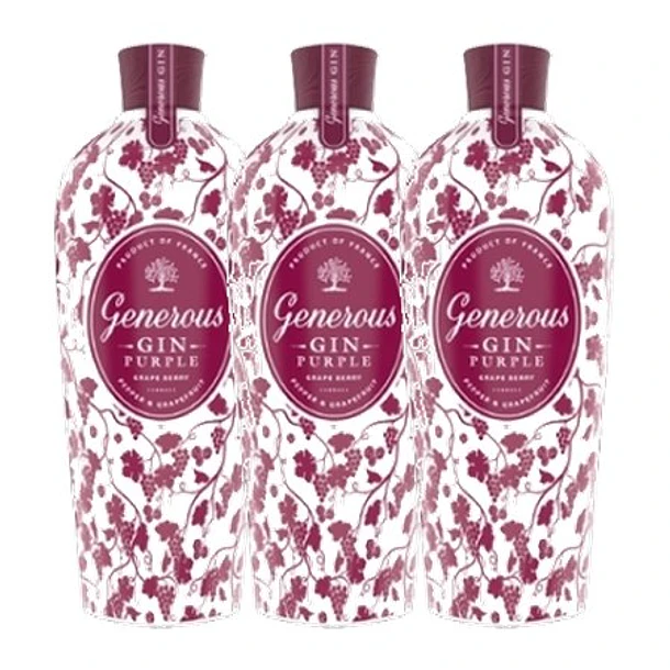 GENEROUS GIN Purple (Pimenta e Toranja) vol. 44% - 70cl 3