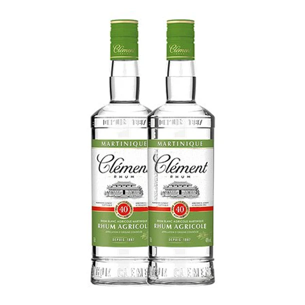 Rhum Blanc Agricole CLÉMENT – AOC MARTINIQUE vol. 40% - 70cl 2