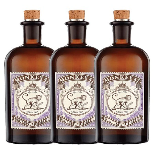 Monkey 47 Schwarzwald Dry Gin vol. 47% - 50cl 3