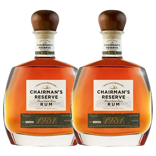 CHAIRMAN's RESERVE 1931 Rum vol. 46% - 70cl Gift Pack 2