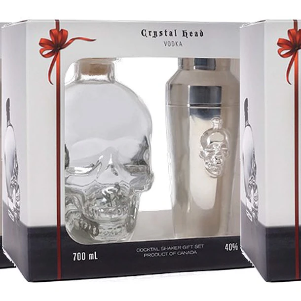 Crystal Head Vodka Shaker Gift Set vol. 40% - 70cl  3